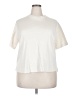 MNG 100% Viscose Ivory Short Sleeve Turtleneck Size XXL - photo 1