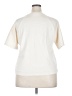 MNG 100% Viscose Ivory Short Sleeve Turtleneck Size XXL - photo 2