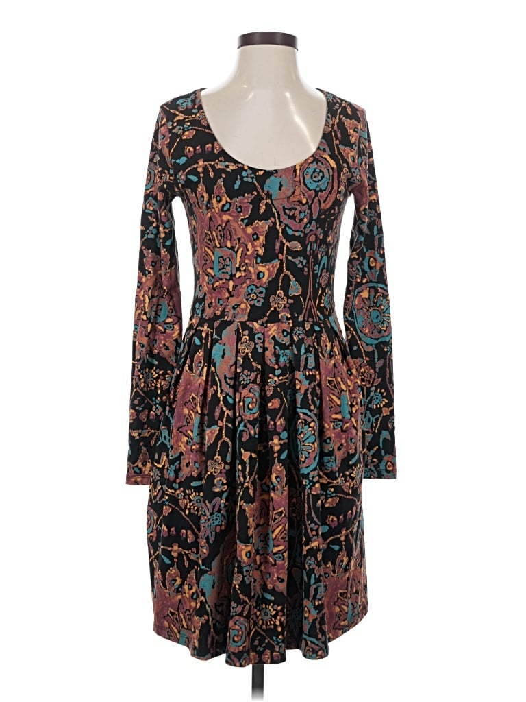 Pre-owned Peruvian Connection Casual Dress In Black