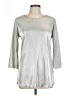 Knapp Studio 100% Polyester Metallic Silver Casual Dress Size L - photo 1