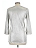 Knapp Studio 100% Polyester Metallic Silver Casual Dress Size L - photo 2