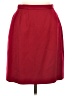 Petite Sophisticate 100% Polyester Solid Red Formal Skirt Size 10 - photo 1
