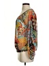 Karlie 100% Polyester Orange 3/4 Sleeve Blouse Size S - photo 5