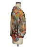 Karlie 100% Polyester Orange 3/4 Sleeve Blouse Size S - photo 4