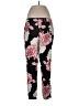 Black Label by Chico's Floral Black Casual Pants Size Lg (2) - photo 1