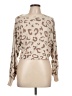 Ekouaer Animal Print Tan Pullover Sweater Size L - photo 1