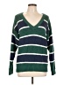 American Eagle Outfitters Stripes Green Pullover Sweater Size L - photo 1
