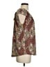 LC Lauren Conrad 100% Polyester Brown Short Sleeve Blouse Size S - photo 4