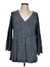 Jodifl Gray 3/4 Sleeve Top Size L - photo 1