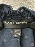 Lane Bryant 100% Polyester Black 3/4 Sleeve Blouse Size 10 - 12 Plus - photo 7