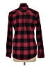Eddie Bauer Plaid Red Long Sleeve Button-Down Shirt Size L - photo 2