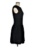 Worthington Solid Black Casual Dress Size 6 - photo 4