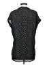 Pleione 100% Polyester Black Short Sleeve Blouse Size S - photo 2