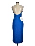 Unbranded Solid Blue Casual Dress Size 6 - photo 2