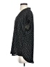 Pleione 100% Polyester Black Short Sleeve Blouse Size S - photo 5