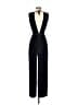 Babaton 100% Polyester Solid Black Jumpsuit Size 0 - photo 2