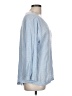 Soft Surroundings Blue 3/4 Sleeve Blouse Size L - photo 4