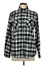 Eddie Bauer Plaid Black Long Sleeve Button-Down Shirt Size L - photo 1