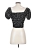 Elodie Black Short Sleeve Blouse Size S - photo 2