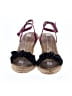 J.Crew Polka Dots Purple Black Wedges Size 9 - photo 2