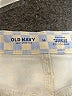 Old Navy Checkered-gingham Ivory Jeans Size 16 - photo 3