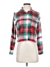 colsie Plaid Red Long Sleeve Blouse Size XS - photo 1