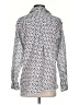 Grayson 100% Cotton Polka Dots Silver Long Sleeve Blouse Size XS (1) - photo 2
