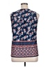 New Directions Blue Sleeveless Blouse Size XL (petite) - photo 2