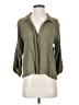 Primark 100% Viscose Green 3/4 Sleeve Button-Down Shirt Size 4 - photo 1