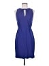 J.Crew 100% Viscose Solid Blue Cocktail Dress Size 0 - photo 1