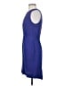 J.Crew 100% Viscose Solid Blue Cocktail Dress Size 0 - photo 5