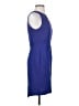 J.Crew 100% Viscose Solid Blue Cocktail Dress Size 0 - photo 4
