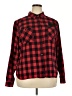 Port Authority Plaid Red Long Sleeve Button-Down Shirt Size XXL - photo 1