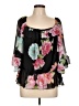 Assorted Brands Black 3/4 Sleeve Blouse Size L (estimated) - photo 1