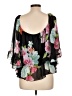 Assorted Brands Black 3/4 Sleeve Blouse Size L (estimated) - photo 2