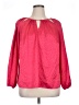 INC International Concepts Pink Long Sleeve Blouse Size 1X - photo 1