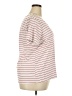 Unbranded Stripes Ivory Short Sleeve T-Shirt Size 2X - photo 4