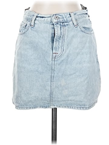 7 For All Mankind Denim Skirt (view 1)