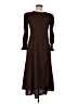 MNG Animal Print Brown Casual Dress Size 8 - photo 1