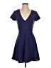 Wilfred 100% Polyester Solid Blue Casual Dress Size 0 - photo 1