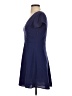 Wilfred 100% Polyester Solid Blue Casual Dress Size 0 - photo 5