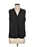 Vince Camuto 100% Polyester Polka Dots Black Sleeveless Blouse Size M - photo 1