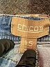 Chico's Solid Blue Jeans Size Med (1.5) - photo 7