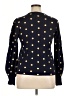 Roz & Ali Polka Dots Blue Pullover Sweater Size XL - photo 2