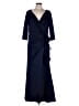 Xscape Blue Cocktail Dress Size 14W - photo 1