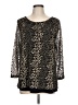 DressBarn Black 3/4 Sleeve Top Size L (estimated) - photo 1