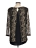 DressBarn Black 3/4 Sleeve Top Size L (estimated) - photo 2