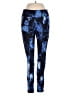 Simply Vera Vera Wang Print Blue Active Pants Size XS - photo 1