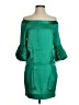 Bebe 100% Silk Green Cocktail Dress Size XS - photo 1