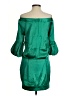 Bebe 100% Silk Green Cocktail Dress Size XS - photo 2
